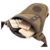 Bolso De Pierna De Lona Para Viajes Senderismo. Marron 26 3