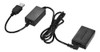 5v Usb Para Lp-e17 Dummy Battery Pack Dc Coupler Adapter 5
