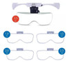 Lupa Anteojo Vincha Cabeza Luz Led 5 Lentes Cosmetologia 2