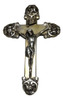 Antiguo Crucifijo Bronce 35 X 22 Cm 0