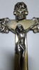 Antiguo Crucifijo Bronce 35 X 22 Cm 1