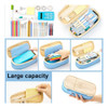 Estojo De Lápis Angoo Big Capacity Office College School Hig 2
