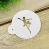 Estencil Stencil Bailarinas Ballet X3 Set Pack Café Torta 2