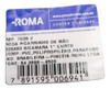 Roda Carrinho Pneu Macico Pvc Furo 1 3
