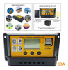 Controlador De Carga Do Regulador De Painel Solar 12v / 80a 4