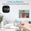 Reloj De Pared, Reloj De Pared Digital Con Control Remoto, P 1