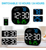Reloj De Pared, Reloj De Pared Digital Con Control Remoto, P 2