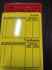 Tarjetas De Árbitro Profesional. Pack X 2 1