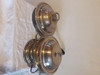 Juego Metal Plateado Nac Sheffield Devon Para Calentar. M 7