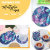 Kit Pintura Por Diamantes Posavasos Varios Motivos 8pcs - 01 2