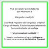 Cargador Hub Multiple Bateria Dji Phantom 3 Drone Repuesto 6