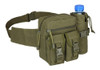 Riñonera Tactica Con Porta Botella Verde 0