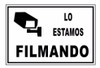Lo Estamos Filmando - Calco Autoadhesivo - Sticker En Vinilo 2
