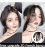 Peruca Natural Francesa 3d,  Franja Peruca Cabelo Topo 3