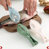 Kit 2 Escamador Limpador De Escamas Peixe Limpador Premium 5