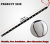 4 X Puro Rojo 30cm 12v Tira De 15 Led Flexible Luces Coche M 2