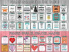 55 Etiquetas Autoadhesivas Stickers Transparentes Botellas 3