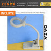 Lupa Bifocal Doble Aumento Lampara Led Flexible Cosmetologia 4
