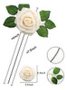 Flores Artificiales Rosas Falsas De Espuma De Apariencia Rea 1