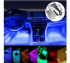 Tira Led Rgb Tunning Para Interior De Auto Con Control 7