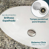 Kit Banheiro Porta Ralo Click Inox 15cm E Ralo De Pia 40mm 2