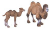 Estatueta De Animal De Plástico, 2 Peças, Modelo Em Miniatur 0