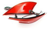 Len Rojo Luz De Freno Led Trasera Reflector Paragolpes Niebl 3