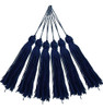 Pingente De Seda Tassel Franja Azul Marinho - C/ 20 Un - Brx 0