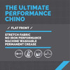 Savane Mens Flat Front Stretch Stretch Ultimate Performance 2