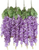 Flores Colgantes Artificiales Pack De 4 (violeta) 0