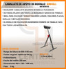 Caballete Sierra Banco Apoyo Einhell Rodillos Plegables Kwb 1