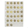 Plástico Transparente Para Moedas 28x21 Pccb Com 30 Bolsos 3