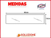 Repisa Vidrio Float Daccord Flotante Baño Decoracion 40 Cm 4