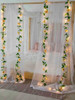 Plantas Artificiales Con Luz Led Usb Enchufe 10mt Decoración 0
