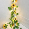 Plantas Artificiales Con Luz Led Usb Enchufe 10mt Decoración 5