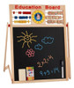 Pizarrón Pizarra Dual Magnética Atril Letras Numeros 32x44cm 0