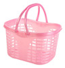 Cesta De Armazenamento Com Alça, Cesta De Brinquedos Rosa 0