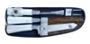 Kit Churrasco Faca + Garfo + Chaira Cabos Osso E Chifre Top 0