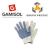 Guantes Hilo Trabajo Gamisol Certificado Moteado 24 Pares 1