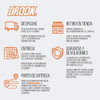 Espejos Retrovisores Gvs By Drook Titan Cromo C/ Luz Led 5