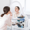 Organizador De Maquillaje Rotatorio Con Bandejas Ajustables 6
