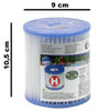 Cartucho De Repuesto Filtrante Intex H 10x9cms 1