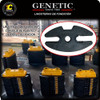 Base Goma Guía Amortigua Lingotera Máquina Gimnasios Genetic 4