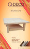 Mesa De Pino Ratona Campo Rustica 1.00 X 1.00 Mts 1