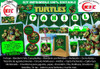 Kit Imprimible Candy Bar Tortugas Ninjas 1