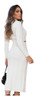 Conjunto Feminino Tricot Modal Saia E Cropped Várias Cores 1