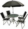 Sillon Juego Jardin Balcon Sombrilla Grande + Mesa + 4 Silla 0 Sillon Juego Jardin Balcon Sombrilla Grande + Mesa + 4 Silla 0