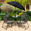 Sillon Juego Jardin Balcon Sombrilla Grande + Mesa + 4 Silla 2 Sillon Juego Jardin Balcon Sombrilla Grande + Mesa + 4 Silla 2