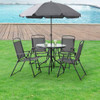 Sillon Juego Jardin Balcon Sombrilla Grande + Mesa + 4 Silla 3 Sillon Juego Jardin Balcon Sombrilla Grande + Mesa + 4 Silla 3