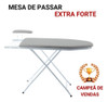 Tábua Mesa De Passar Roupa Dobrável Com Porta Ferro E Pass 1